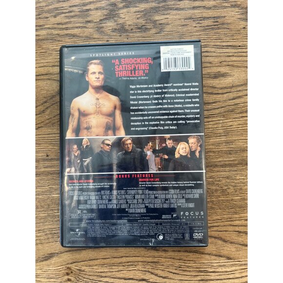 Eastern Promises 2007 DVD Crime Drama Viggo Mortensen Naomi Watts Pre-Owned - Picture 2 of 4